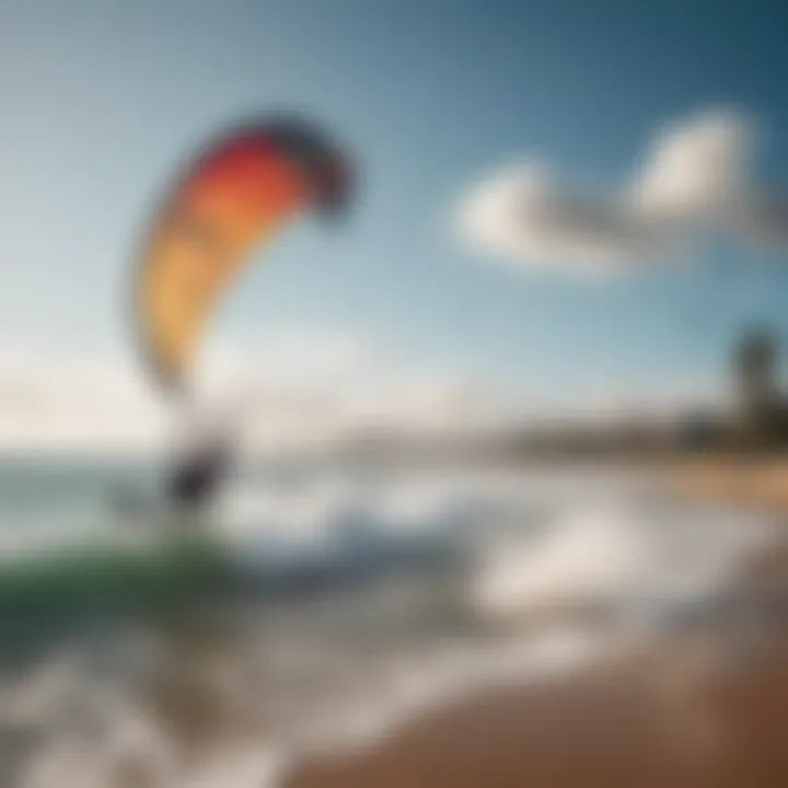 A diverse group of kitesurfers enjoying the sport, representing global kitesurfing culture.