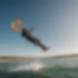 Dynamic kiteboarding action captured in stunning clarity