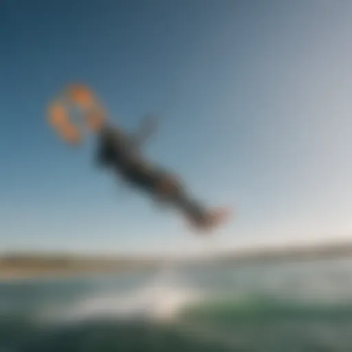 Dynamic kiteboarding action captured in stunning clarity