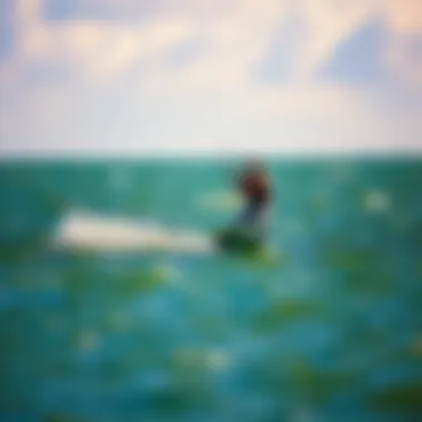 Optimal Kiteboarding Conditions in Gulfport Kiteboarding on the Gulf of Mexico with favorable winds