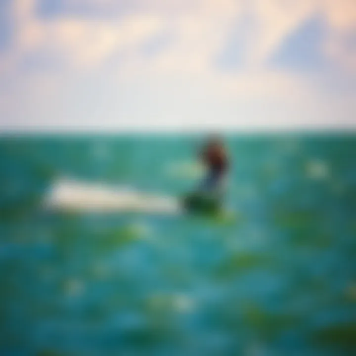 Optimal Kiteboarding Conditions in Gulfport Kiteboarding on the Gulf of Mexico with favorable winds