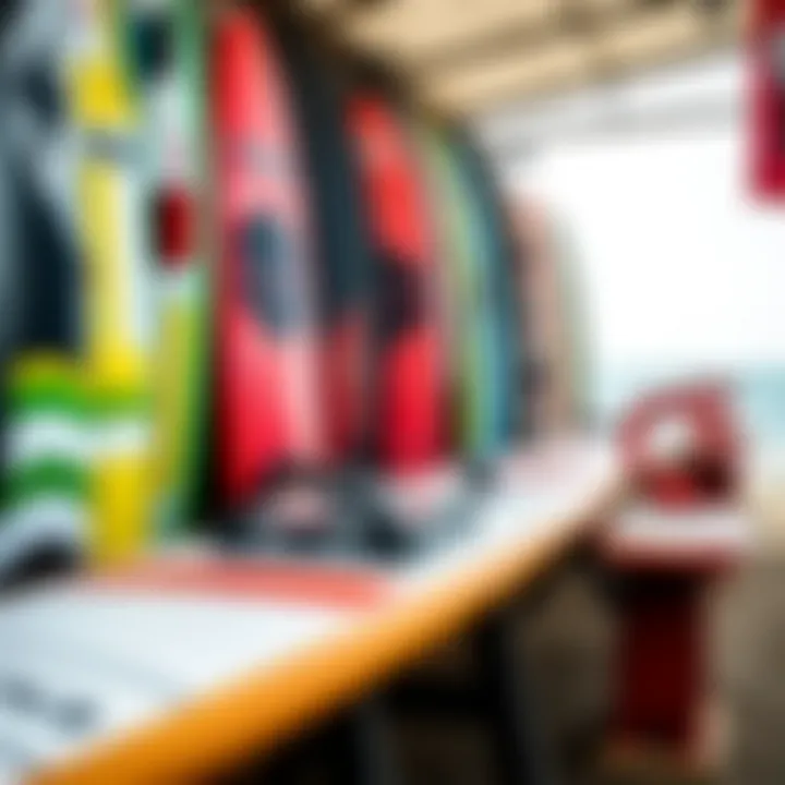 Variety of hydro boards displayed for selection