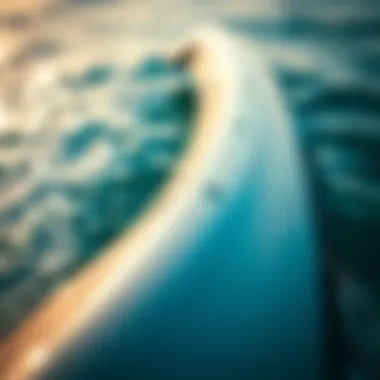 Innovative Hydrofoil Design Close-up of hydrofoil technology