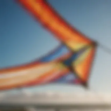 The Art of Kite Design Detailed view of a kite showcasing its design and materials