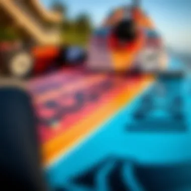 Understanding Brand Impact on Kiteboarding Experience A kiteboard with detailed branding and features highlighted