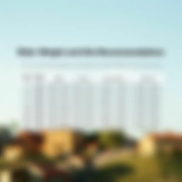 Rider Weight and Kite Size Recommendations Chart comparing rider weight and corresponding recommended kite sizes for different skill levels