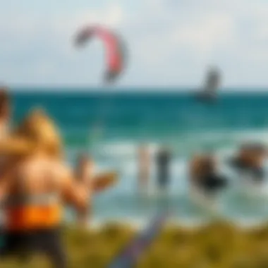 Celebrating the Kiteboarding Community Kiteboarding community gathering