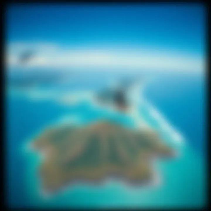 Stunning Global Locations An aerial view of breathtaking kiteboarding destinations