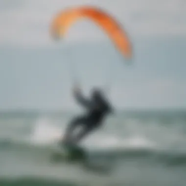 Safety measures for kiteboarding in varying wind conditions