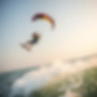 Thrilling Kitesurfing Experience in Dakhla Kitesurfing action on Dakhla's waters