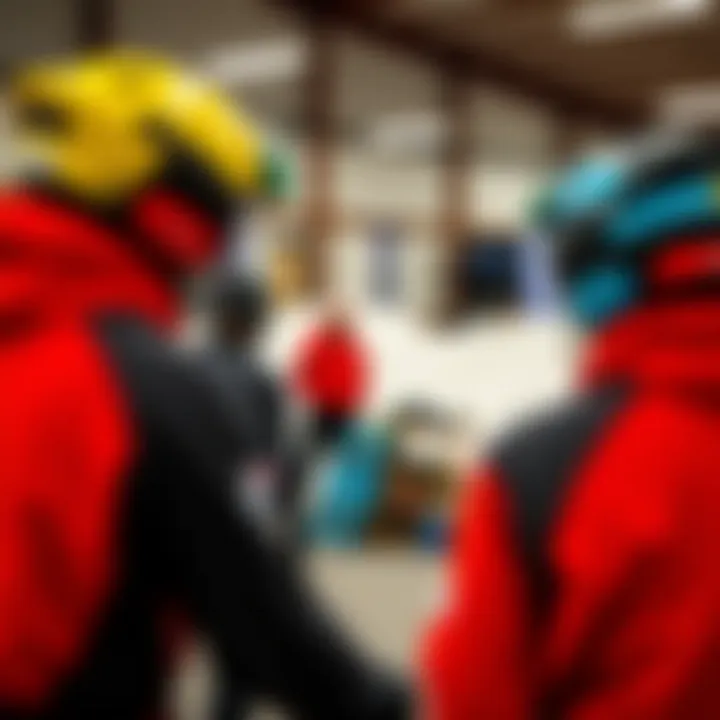 Instructors providing training in a safe and supportive environment.