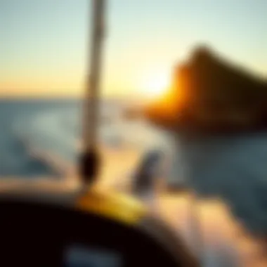 A breathtaking view of a popular kiteboarding location