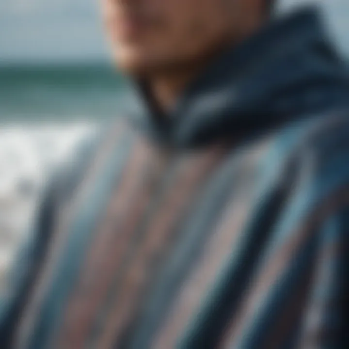 Close-up of Mystic Surf Poncho Material