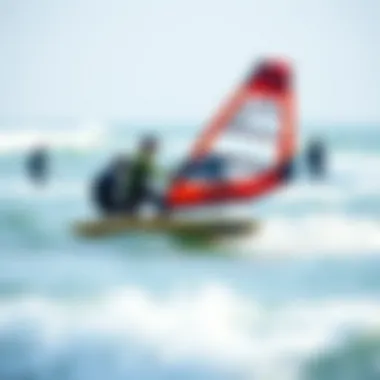 Group of enthusiasts testing the Naish S26 Wing Surfer in various conditions