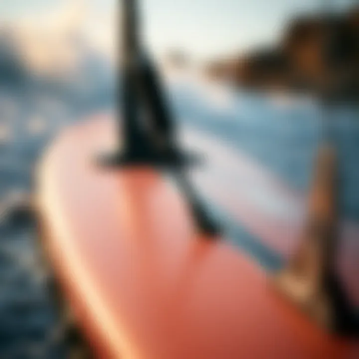 Innovative Design Features of Naish Wing Surfer Close-up of the innovative design features of the Naish Wing Surfer