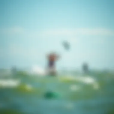 Optimal Kiteboarding Conditions in Corpus Christi Kiteboarders enjoying ideal wind conditions