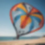 Close-up of North Atmos kite showcasing its innovative design