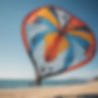 Close-up of North Atmos kite showcasing its innovative design