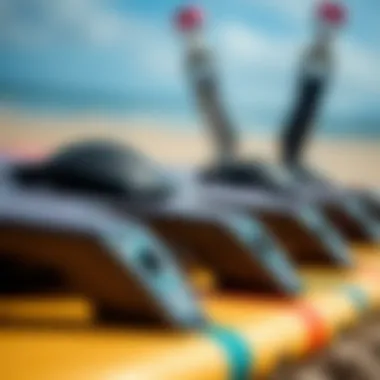 Advanced Materials in Ocean Rodeo Kiteboards A close-up of the advanced materials used in Ocean Rodeo kiteboards highlighting their durability.