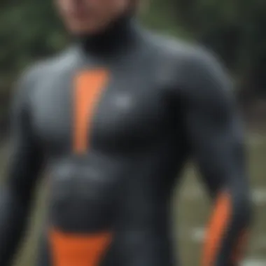 Close-up of Prolimit wetsuit materials