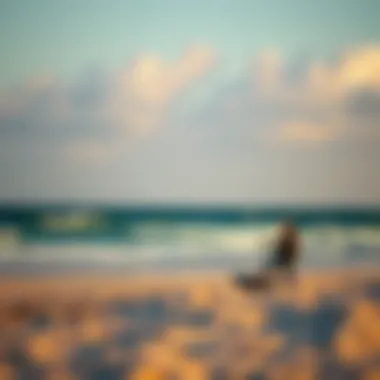 A serene beach environment ideal for kiteboarding