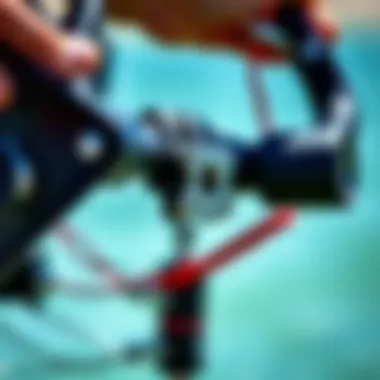 Understanding Super Slingshot Mechanics Close-up of slingshot mechanics and components