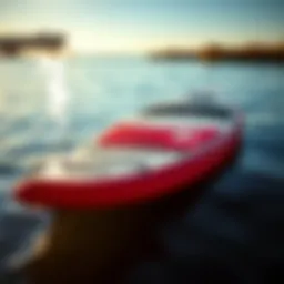 Starboard SUP model showcasing its sleek design and vibrant colors