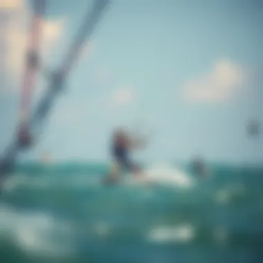 Mastering Small Kites in Diverse Conditions An expert rider maneuvering a small kite in varied water conditions, showcasing performance.