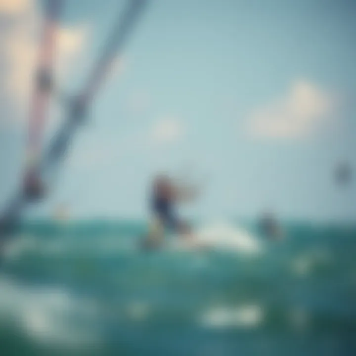 Mastering Small Kites in Diverse Conditions An expert rider maneuvering a small kite in varied water conditions, showcasing performance.