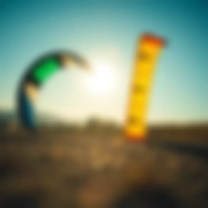 Small vs Large Kites: A Design Perspective Comparison of small and large kites side by side, highlighting their differences in design.