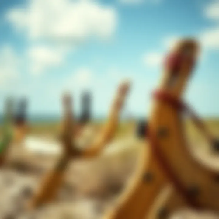 Historical Evolution of Slingshots An artistic representation of the historical evolution of slingshots