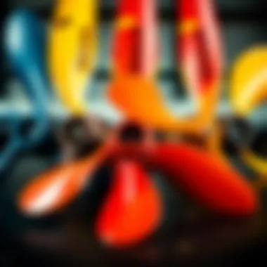 Comparison of Efoil Propeller Types Different types of efoil propellers arranged for comparison