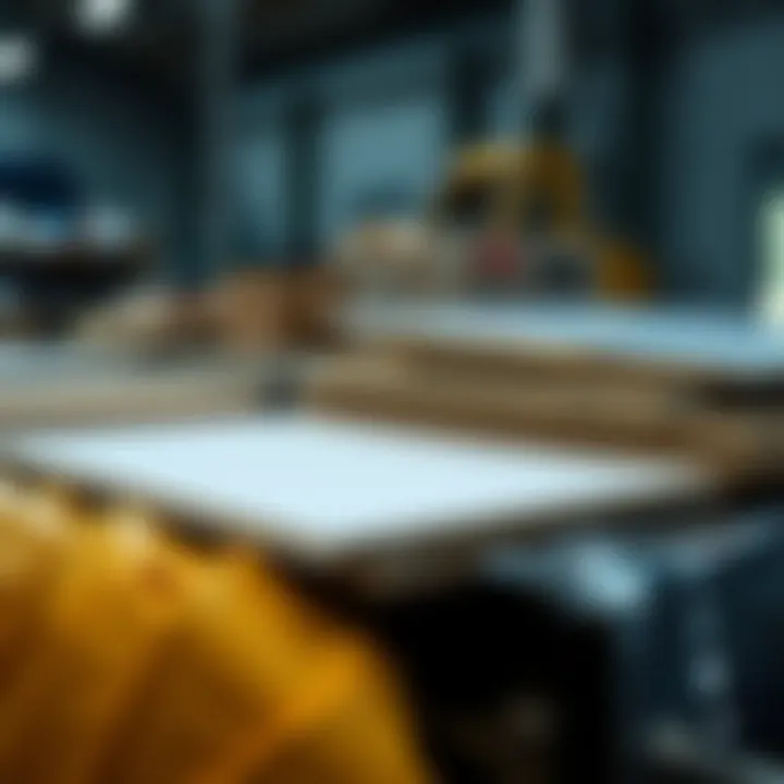 A visual representation of the materials used in foil board construction, emphasizing quality.