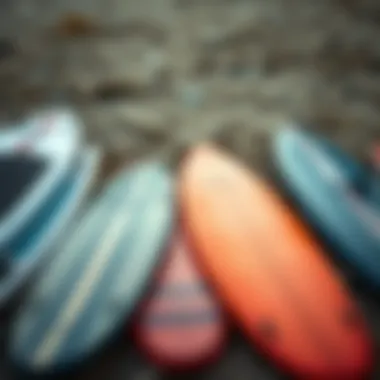 Various Foil Board Types Comparison of different types of foil boards laid out side by side