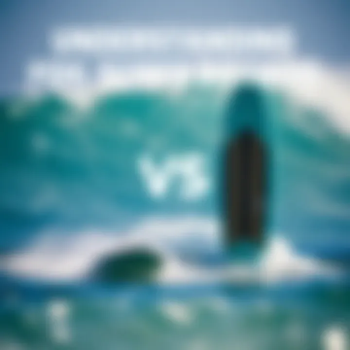 Entry-Level vs High-End: Understanding Foil Surfboard Choices Infographic on entry-level versus high-end foil surfboards