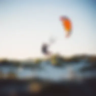 Kiteboarding on Jekyll Island: Mastering the Wind A kiteboarder catching the wind on Jekyll Island's coastline