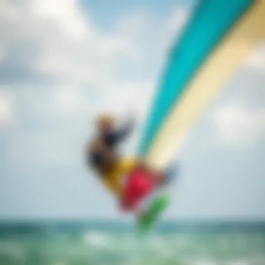 Kite Size Impact on Maneuverability Visual guide on how kite size impacts maneuverability and performance in kiteboarding.