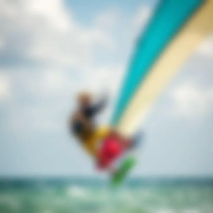 Kite Size Impact on Maneuverability Visual guide on how kite size impacts maneuverability and performance in kiteboarding.