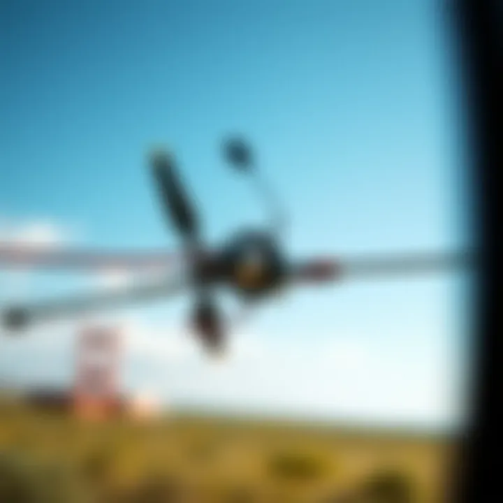 Kite Design Details Close-up view showcasing the intricate design of a power kite trainer.