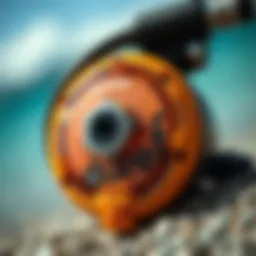 A close-up view of the Duotone pump showcasing its innovative design