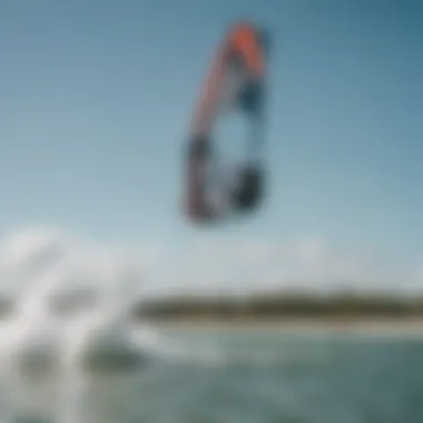 Kiteboarders enjoying a sunny day with optimal wind conditions