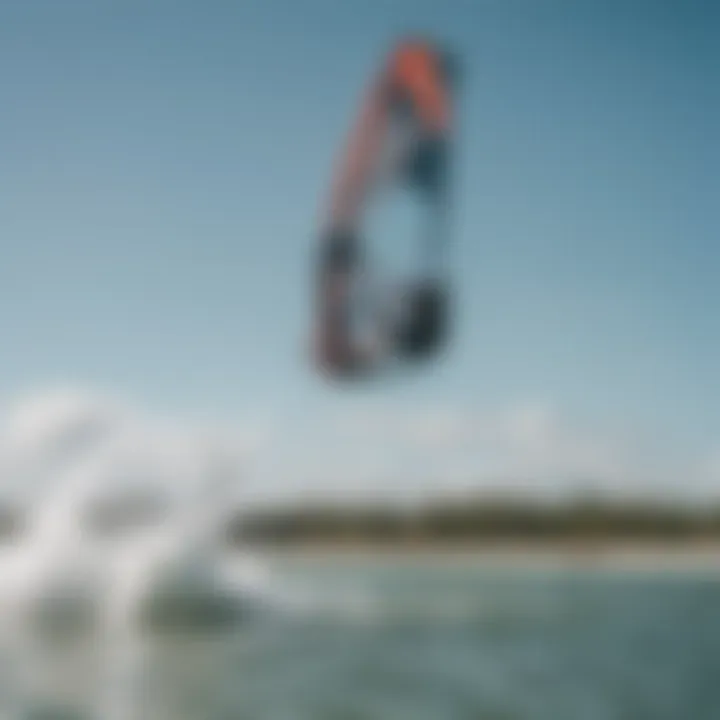 Kiteboarders enjoying a sunny day with optimal wind conditions