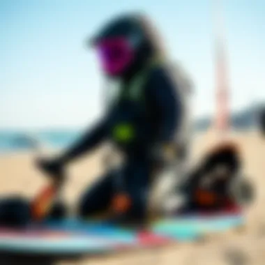 Gear Setup for Wind Gust Adaptation Kiteboarding gear set up for optimal performance