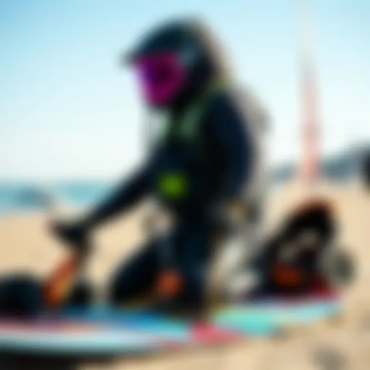 Gear Setup for Wind Gust Adaptation Kiteboarding gear set up for optimal performance