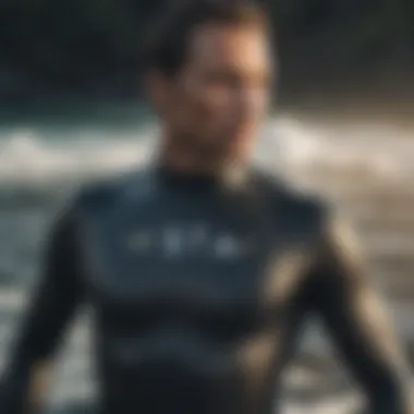 Innovative Materials Used in Vissla Wet Suits Close-up of Vissla wet suit materials