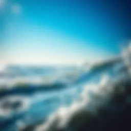 Captivating waves on Lake Erie during kiteboarding season