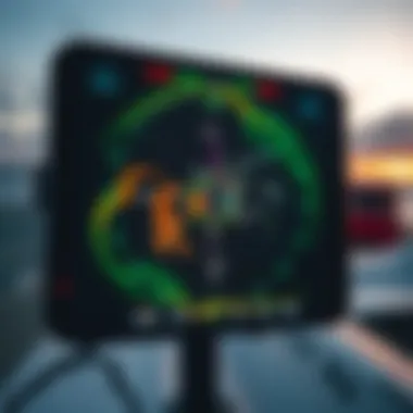 Understanding Wind Patterns through Weather Radar Weather radar display showing wind patterns