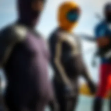 Care and Maintenance of Wetsuits and Drysuits Maintenance of wetsuit and drysuit side by side