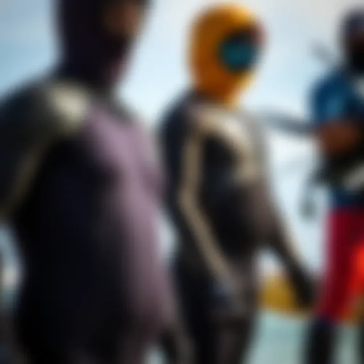 Care and Maintenance of Wetsuits and Drysuits Maintenance of wetsuit and drysuit side by side